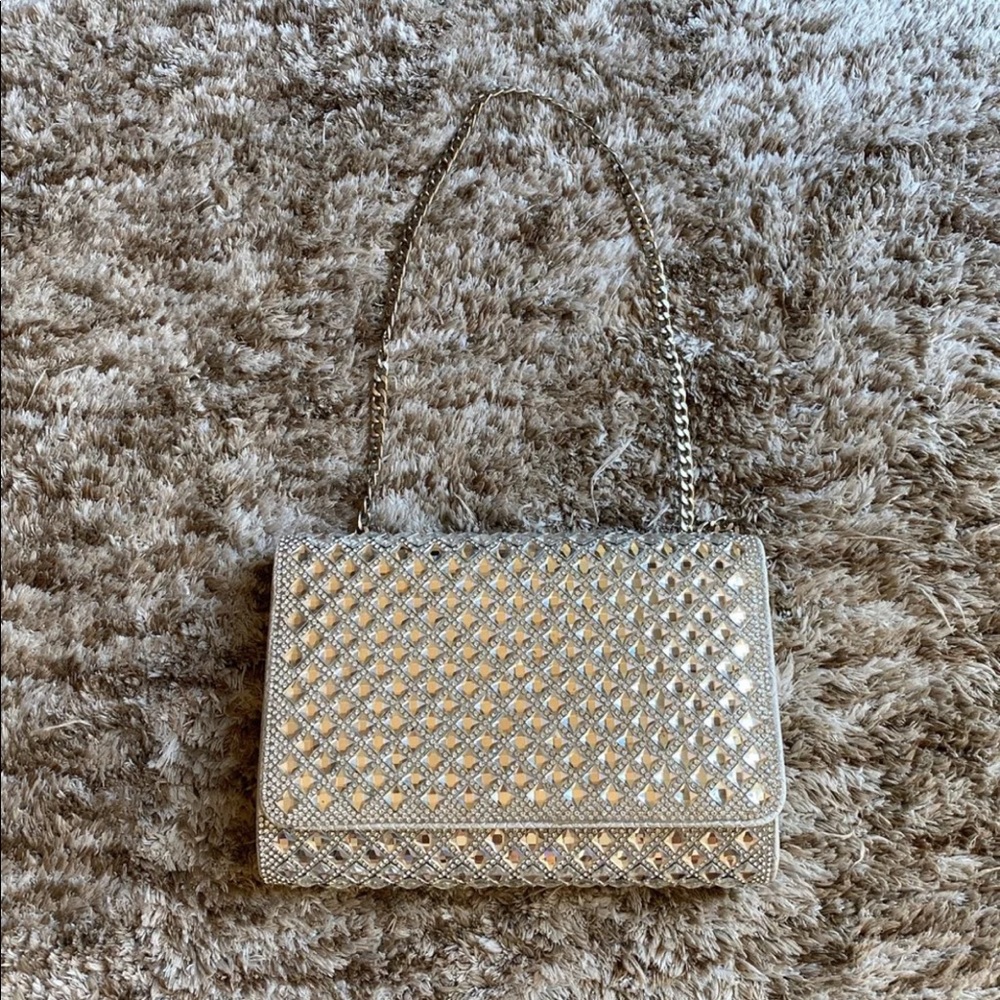 Aldo Rhinestone crossbody purse